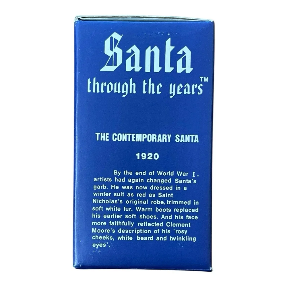The Contemporary Santa 1920 Santa Through‎ The Years Porcelain Figure